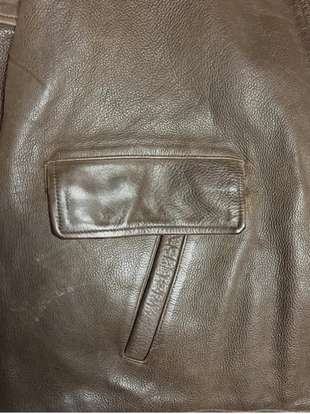 RRL Ralph Lauren Leather Jacket Double RL VNTG 1990's USA Triple Star Shearling - Picture 4 of 16